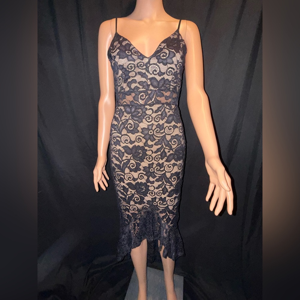 Kimcine Black Lace Dress